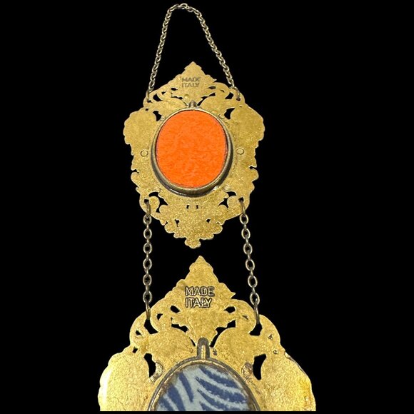 Vintage Triple Hanging Portrait Frame, Victorian Baroque Style - Picture 6 of 8